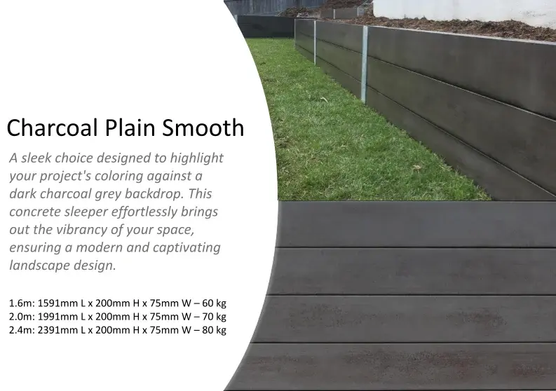 smooth plain charcoal concrete sleeper.webp