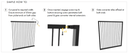 Gate Converter 1200mm - 2 Pack - Black