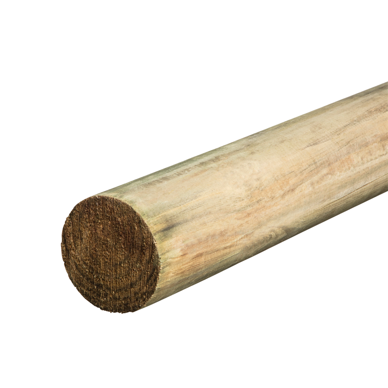150mm x 2.4m Pine Round Log H4 CCA