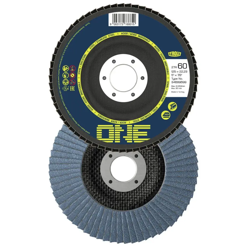Flap Disc 125 X 22 930430 Karbosan - For Metal And Stainless Steel