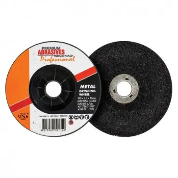 GRINDING WHEEL, METAL, DEPRESS 100 x 6.0mm, 16mm BORE