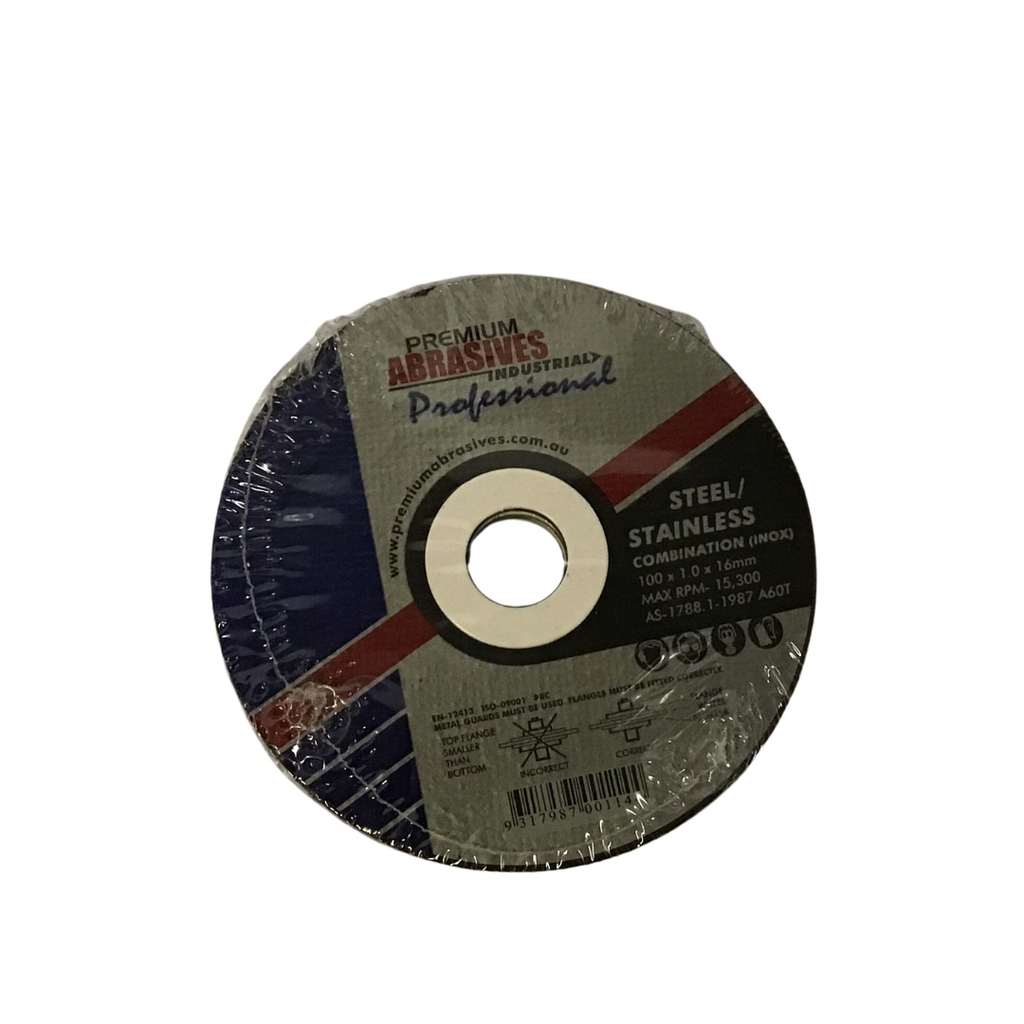 GRINDING WHEEL, METAL, DEPRESS 100 x 6.0mm, 16mm BORE