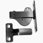 D Latch & Striker Powder coated Black (excluding screws)