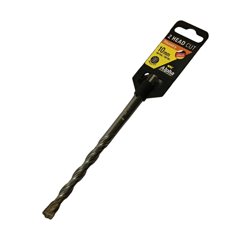 DRILL BIT - ALPHA - SDS PLUS MULTI-FIT DRILL BIT (2CUT) 10.0X160
