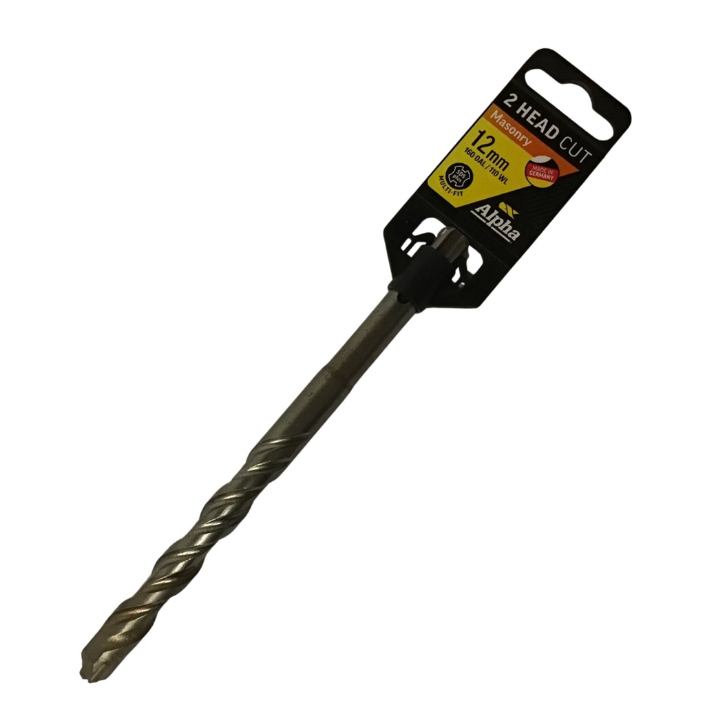 DRILL BIT - ALPHA - SDS PLUS MULTI-FIT DRILL BIT (2CUT) 12.0X160