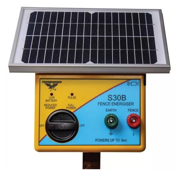 3.5km Solar Electric Fence Energiser S-35B
