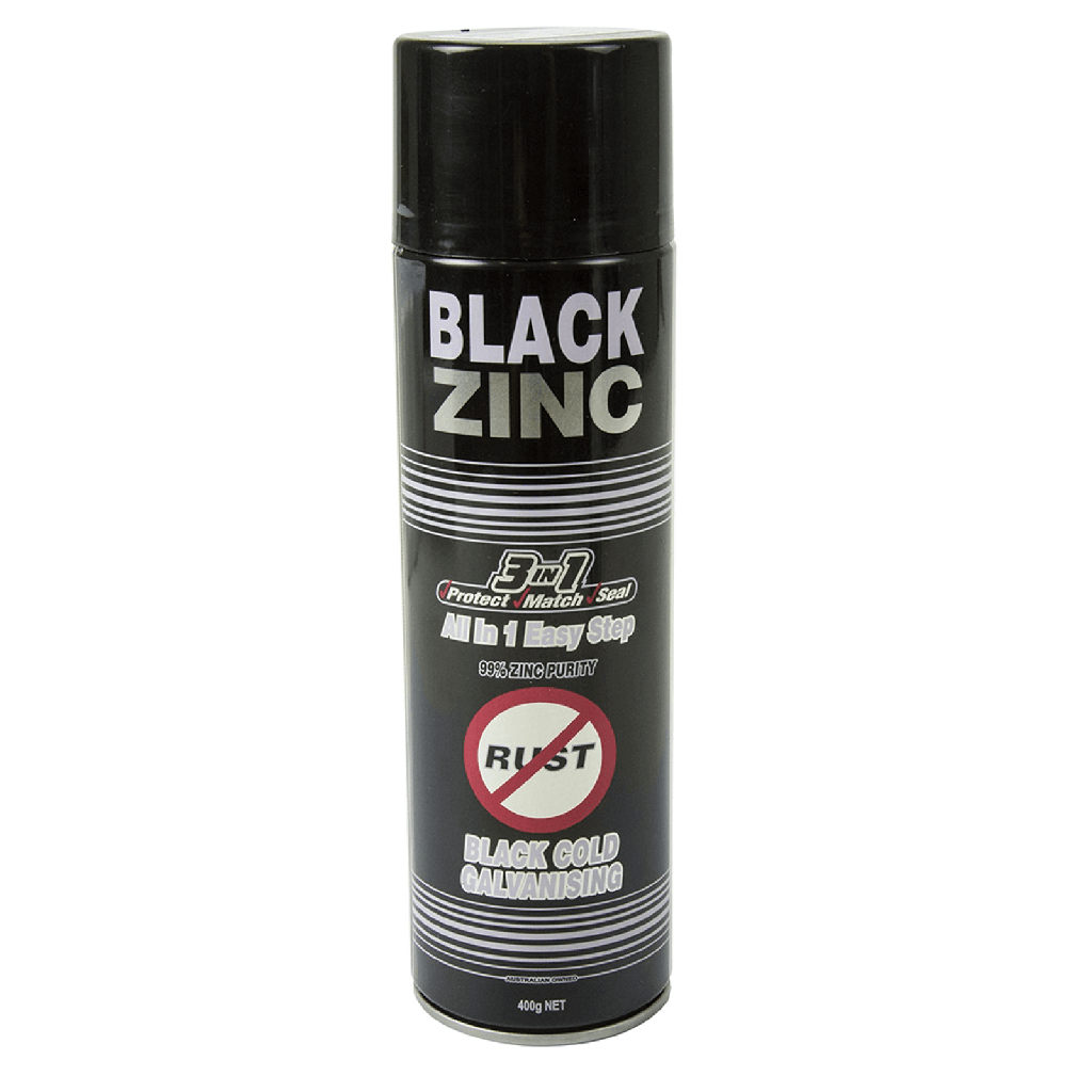Black Zinc Cold Galvanising Spray Can