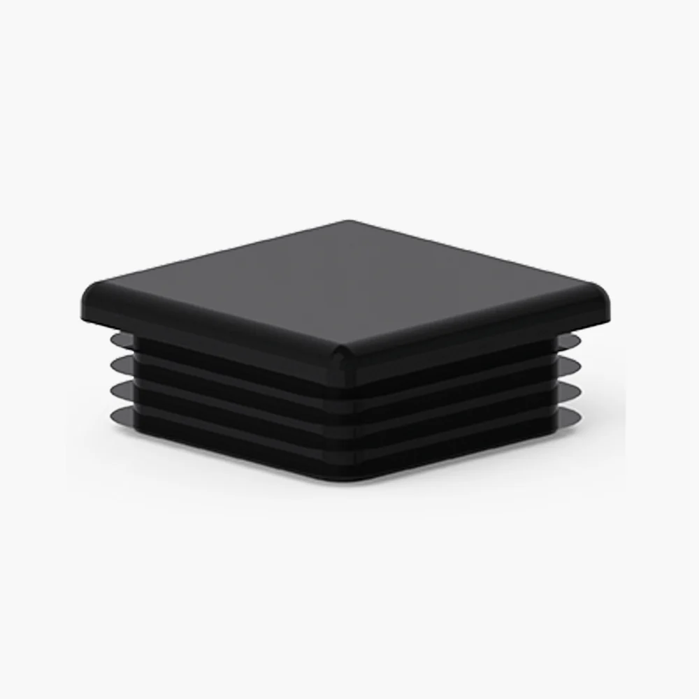 100X100 BLACK PLASTIC CAP
