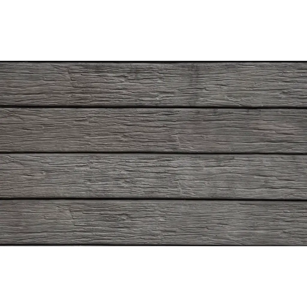 Timber Pattern Rustic Charcoal Concrete Sleepers