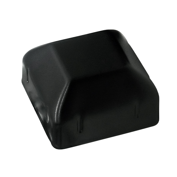 150mm Square Post Cap SHS PC Black