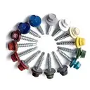 TEK SCREW 10G X 16mm Coloured