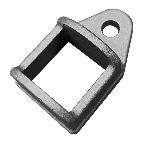 [FB25HR] Fence Rail Bracket - 25x25mm Mill Finish