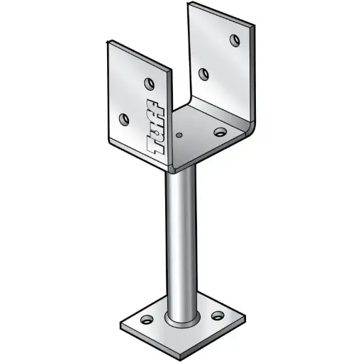 [F11242] POST STIRRUP 100X100 x 75mm LEG