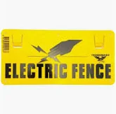 Electric Fence Warning Sign