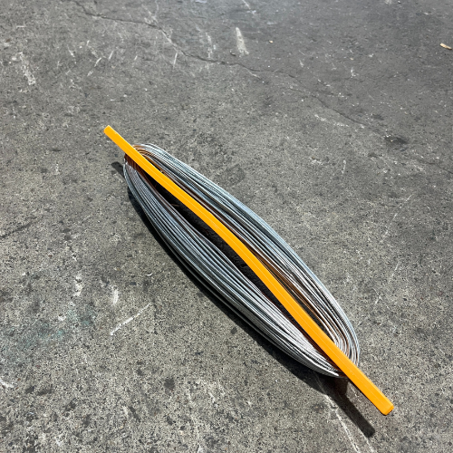 [1.57 needle] Lacing Needle Galv 1.57mm