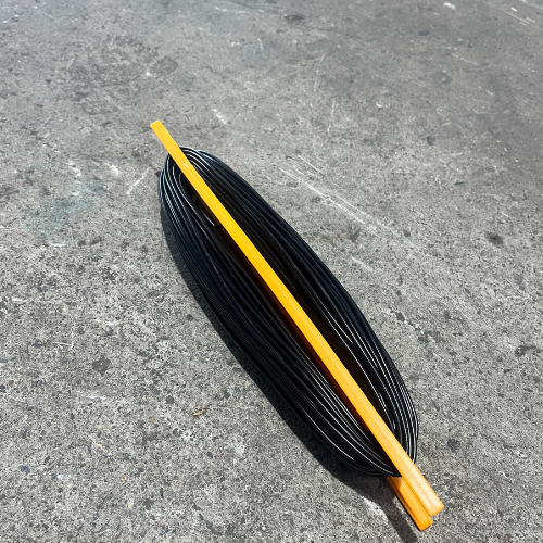 [1.57pvcneedle] Lacing Needle PVC Black 1.57mm