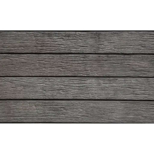 Timber Pattern Rustic Charcoal 75mm Concrete Sleepers