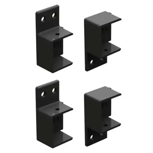 [FF-BH-OPEN-4PK-B] FASTFIT Blade - Aluminium Bracket 4-Pack