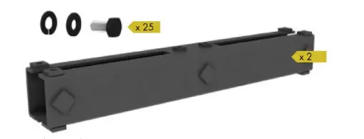 [ZF-SG-J-2PK] Zeus Steel Gate Joiner Kit