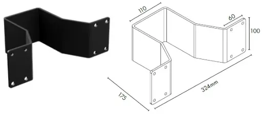 [ZF-SG-TPCATCH] Zeus Steel Sliding Gate Catch