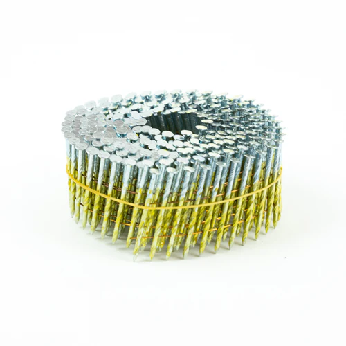 2.5mm x 57mm Hot M.Galv Ring Shank Flat Head 15 Degree Wire Collated Coil Nails EACH
