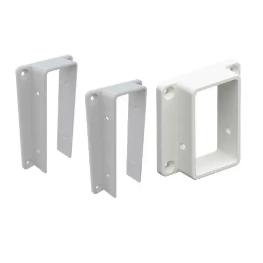 [HF-COMBO-WB-3PK] Hampton – Combo Privacy + Topper Wall / Post Bracket Pack – (Pack 3 Brackets)