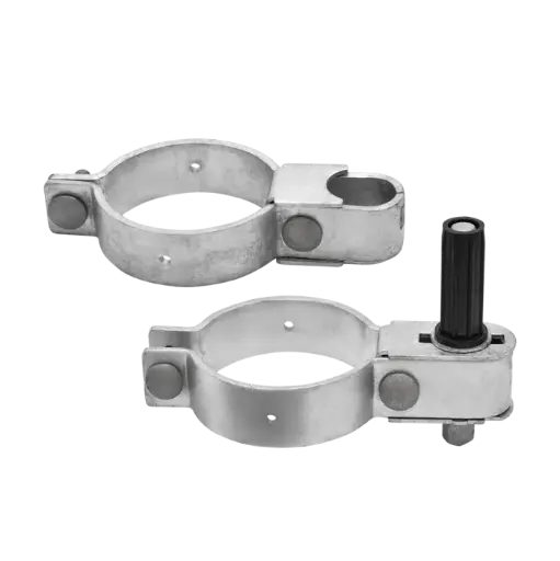 [FG6100] 100NB x 25NB Round Post Hinge Set Rotech Rural